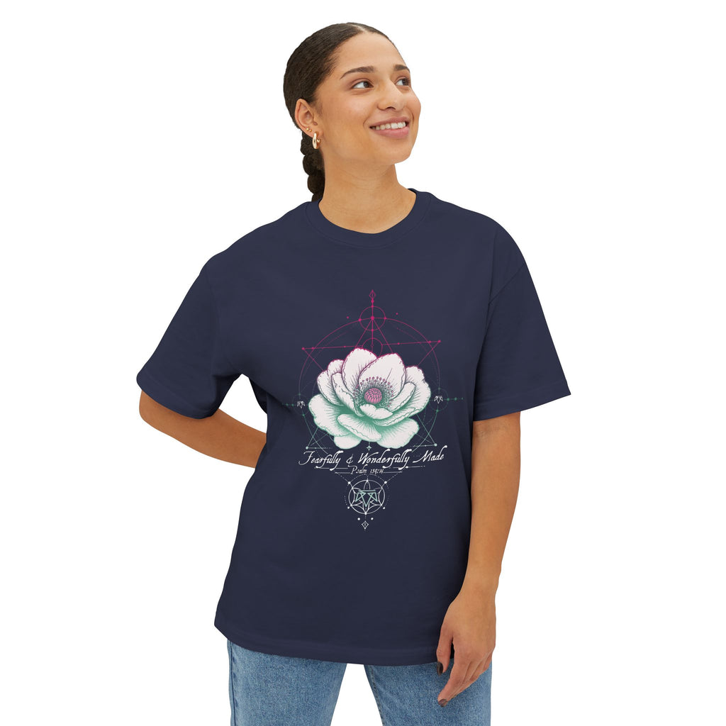 Wonderfully made (Psalm 139:14) - Boxy Tee