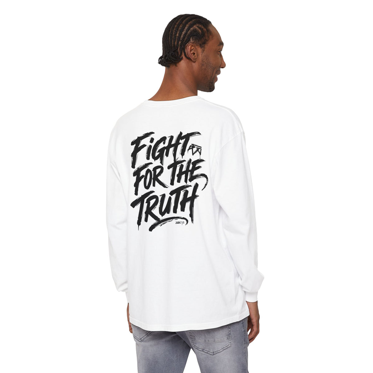 Fight for the Truth — Comfort Colors Long Sleeve T‑Shirt