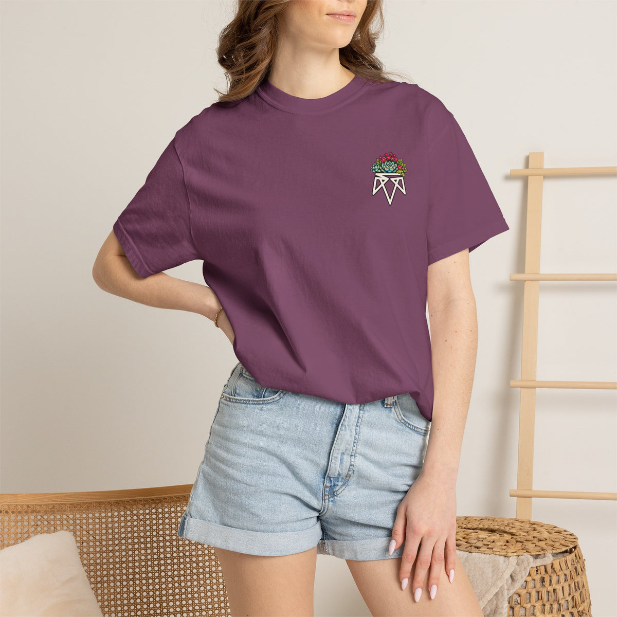 Planted in God's Word T-Shirt — Floral Planter Bible Verse Tee