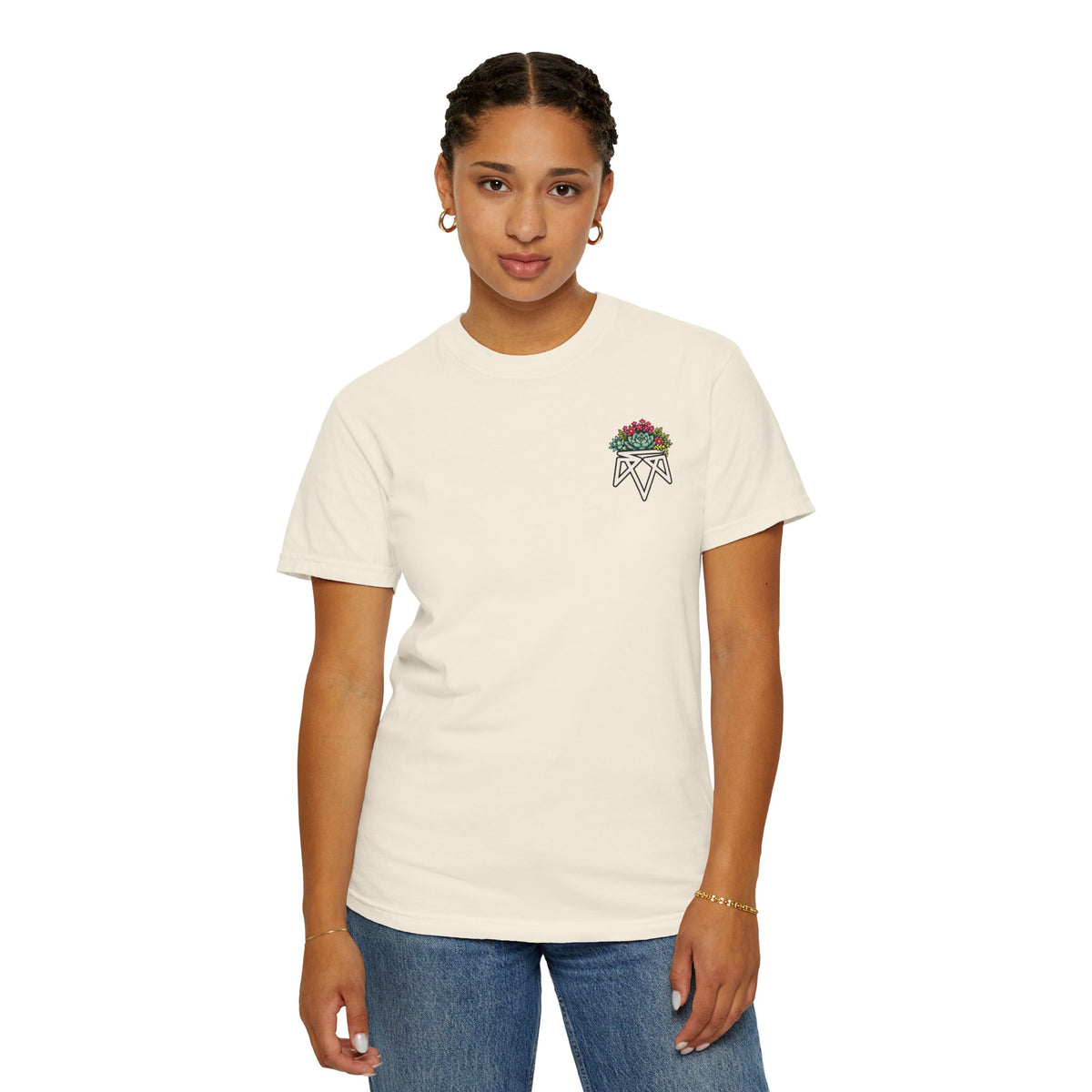 Planted in God's Word T-Shirt — Floral Planter Bible Verse Tee