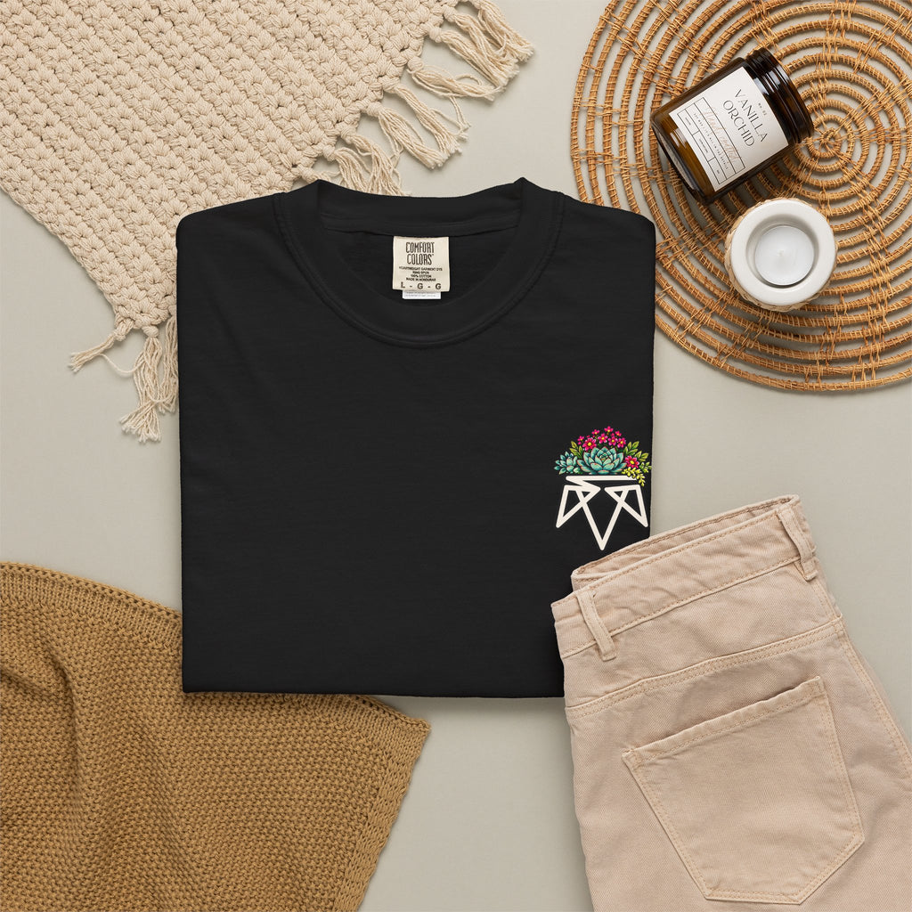Planted in God's Word T-Shirt — Floral Planter Bible Verse Tee
