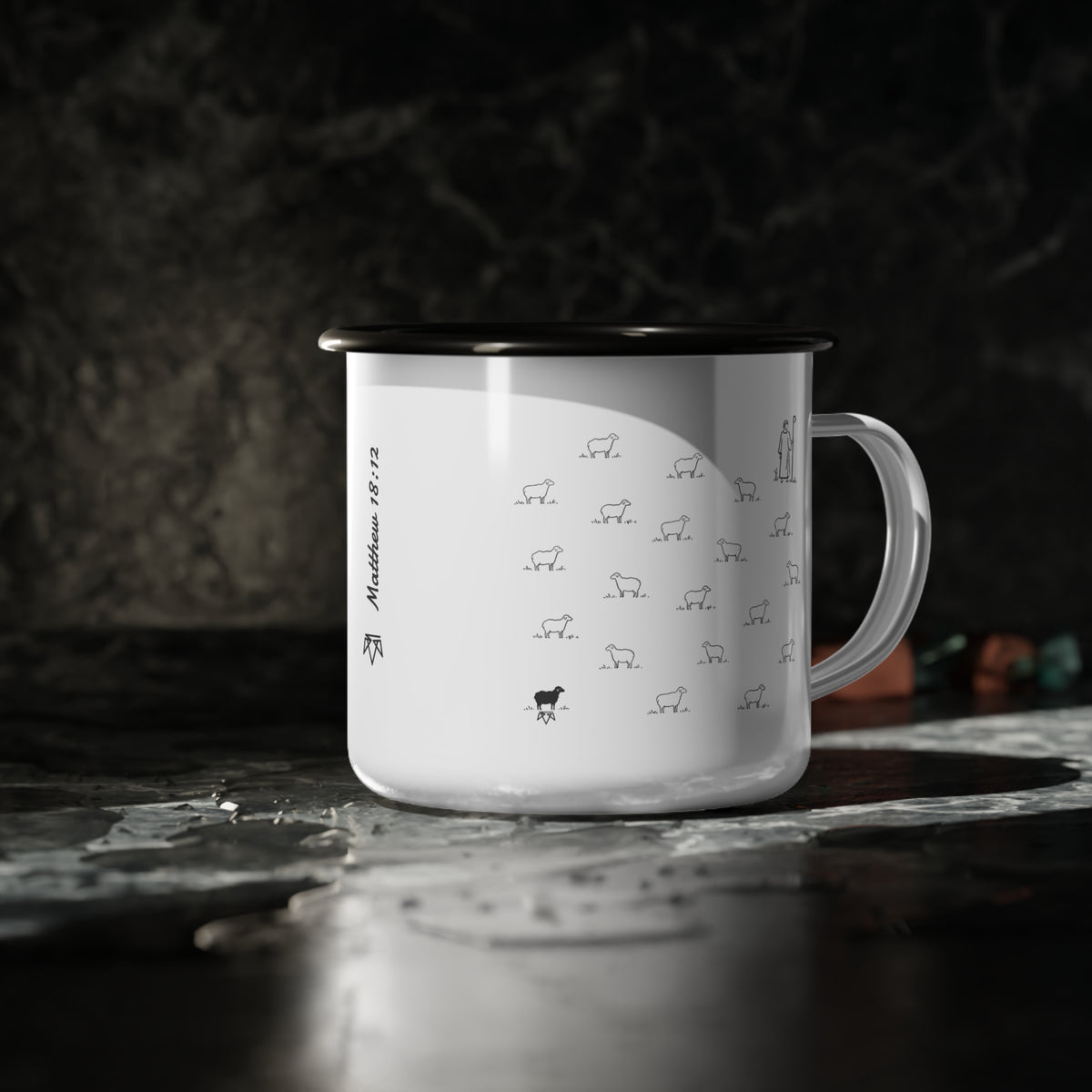 The Shepherd — Enamel Camp Mug