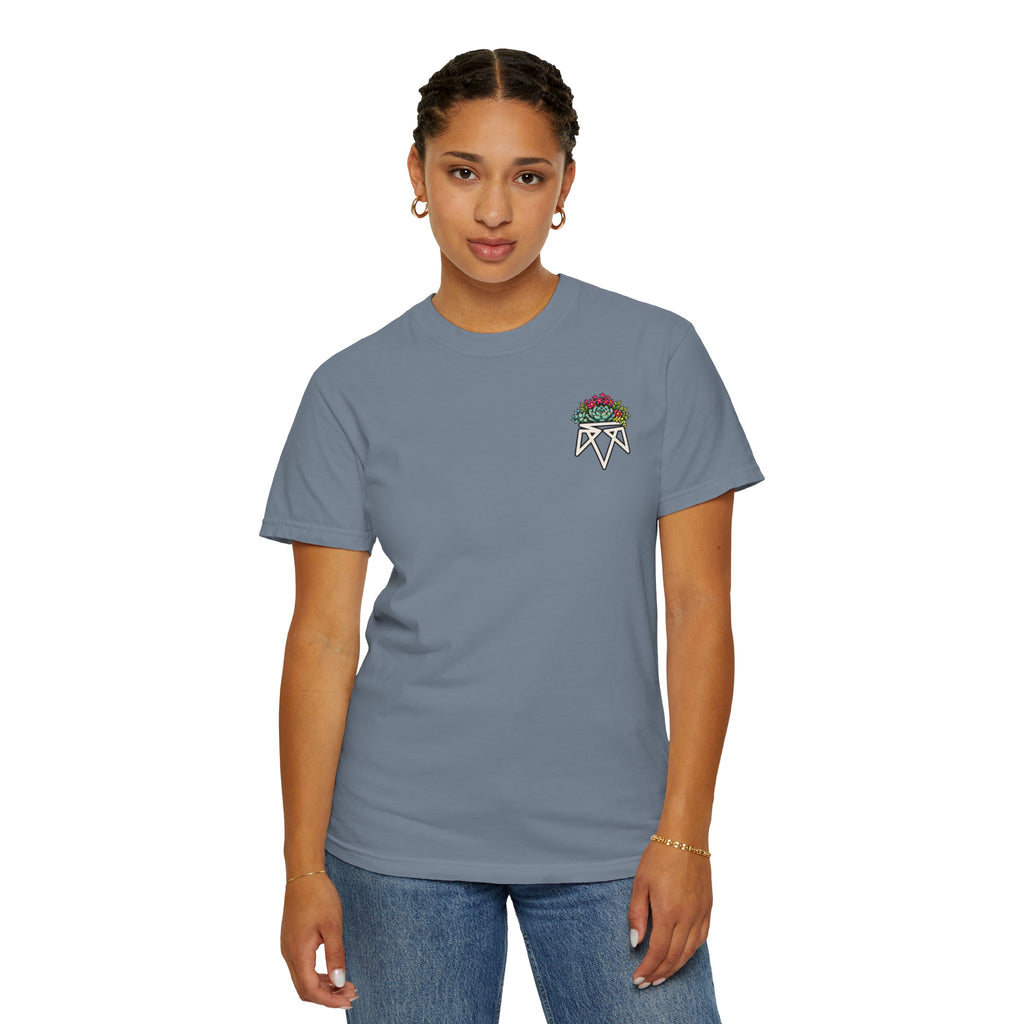Planted in God's Word T-Shirt — Floral Planter Bible Verse Tee