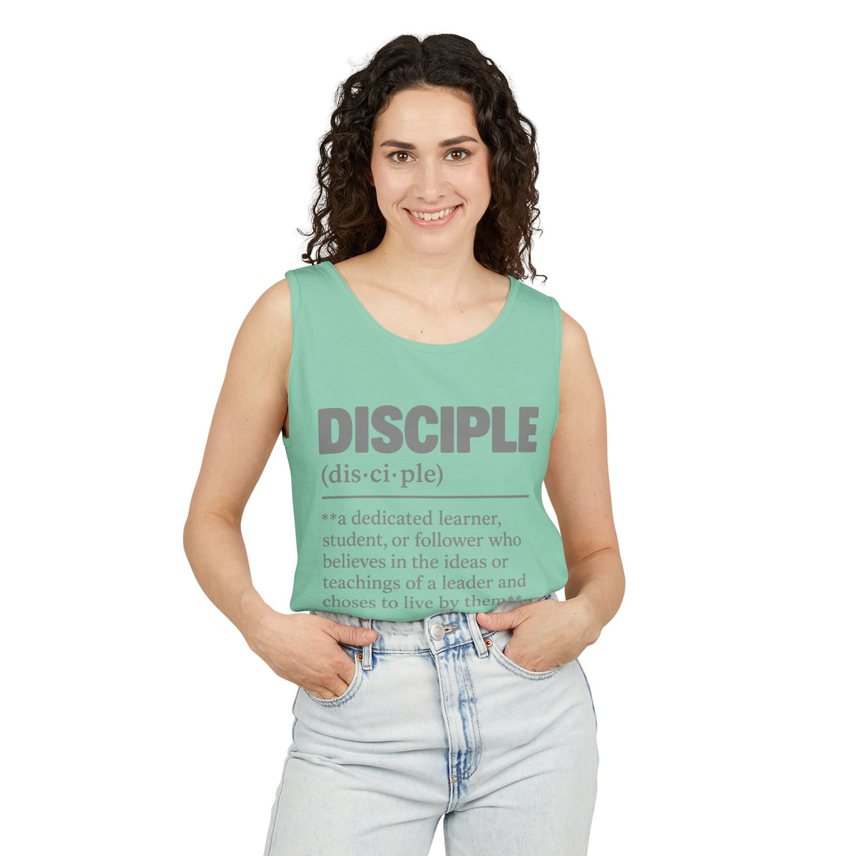 DISCIPLE — Garment-dyed Tank Top