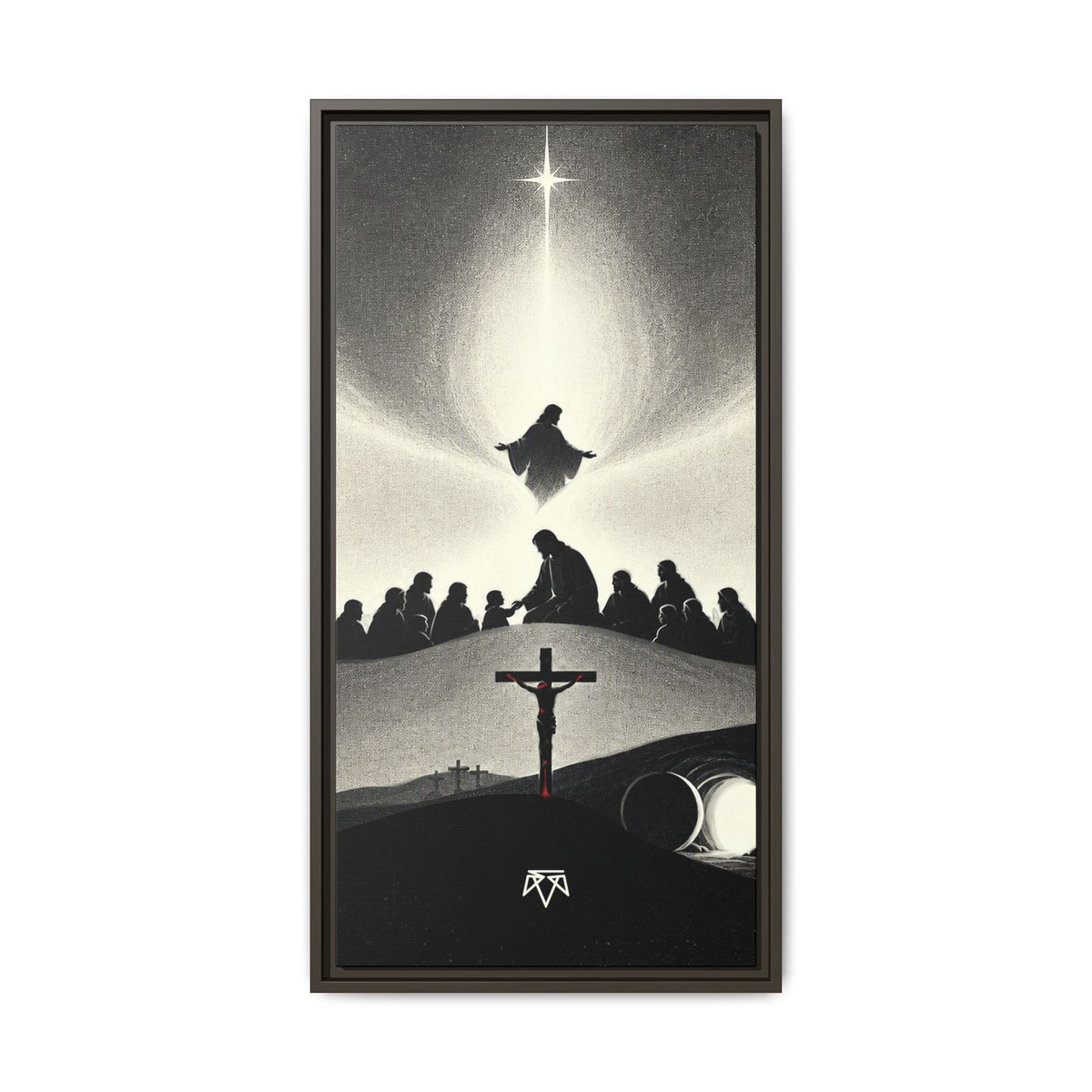 The Journey of Love - Framed Matte Canvas