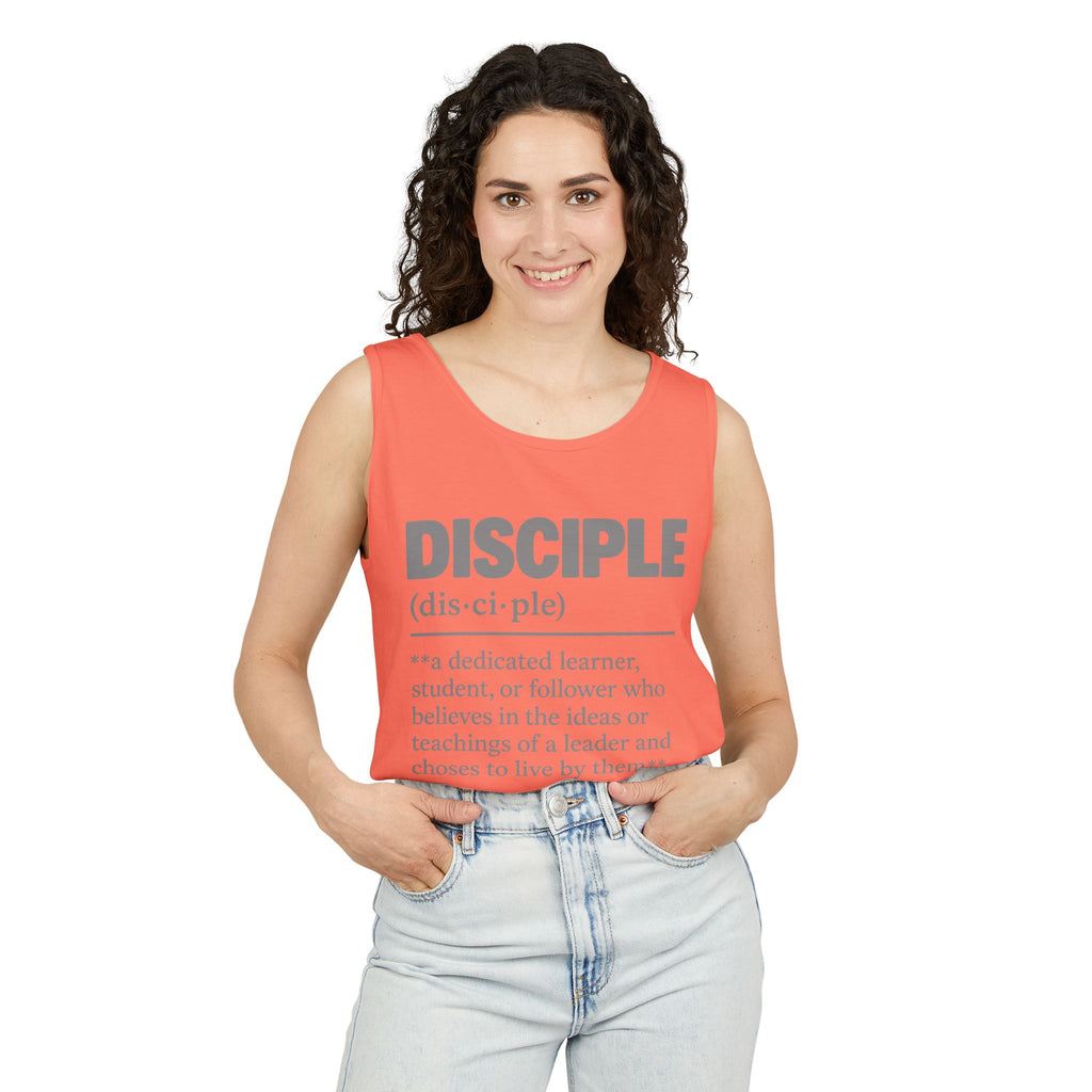 DISCIPLE — Garment-dyed Tank Top