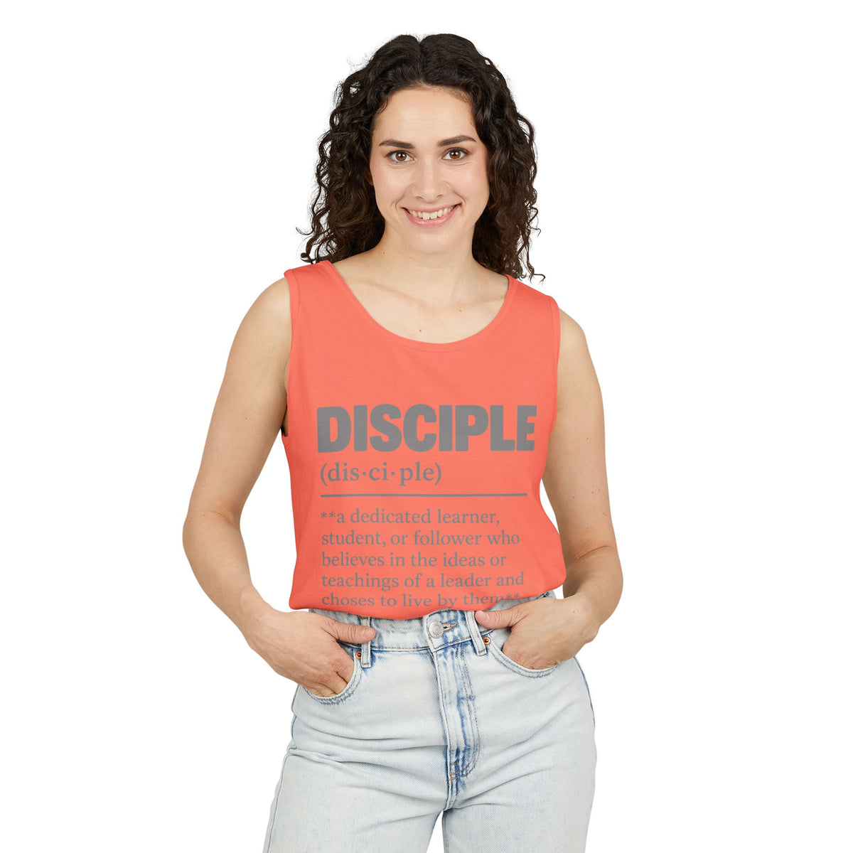 DISCIPLE — Garment-dyed Tank Top