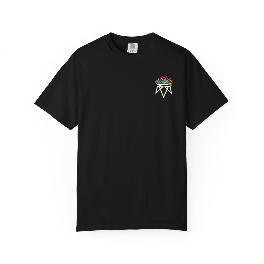 Planted in God's Word T-Shirt — Floral Planter Bible Verse Tee