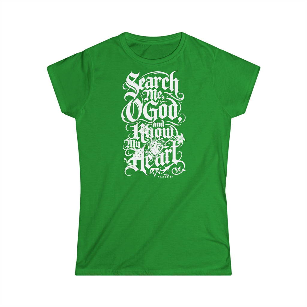 Search My Heart - Softstyle Womens Tee