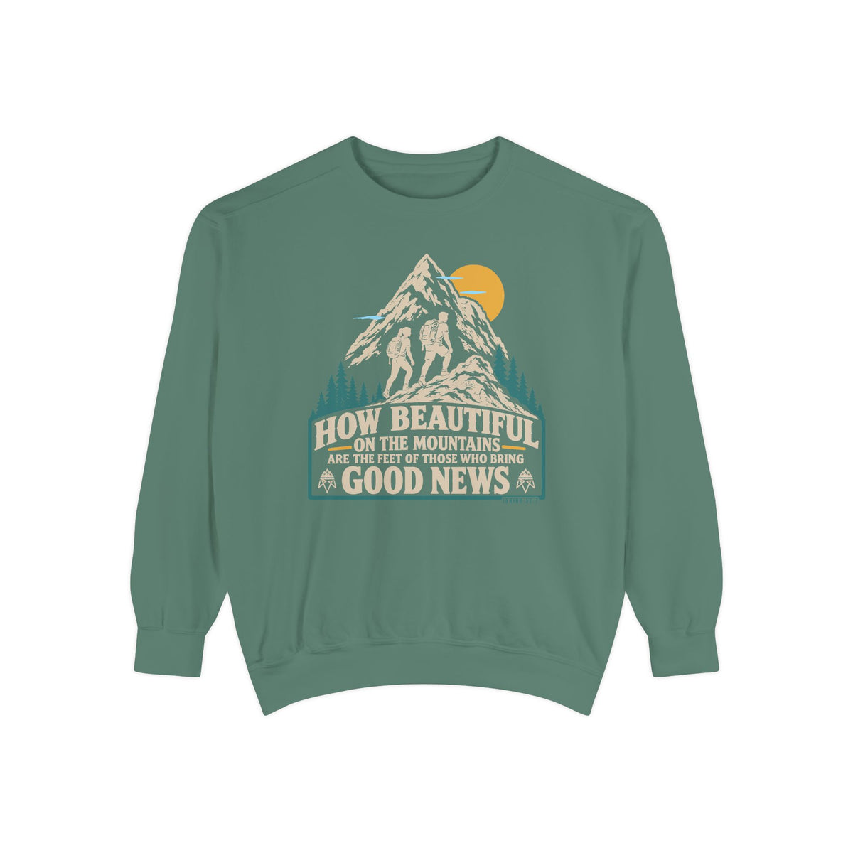 Beautiful Good News - Comfort Colors Sweatshirt