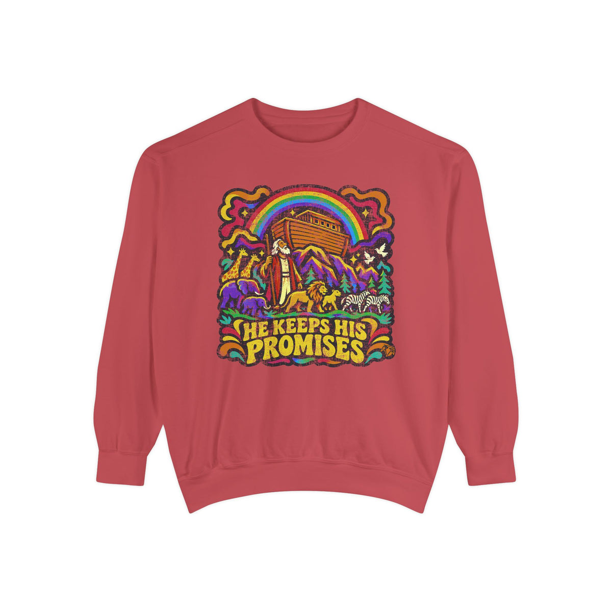 He Keeps His Promises - Comfort Colors Sweatshirt