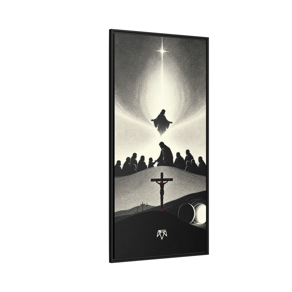 The Journey of Love - Framed Matte Canvas