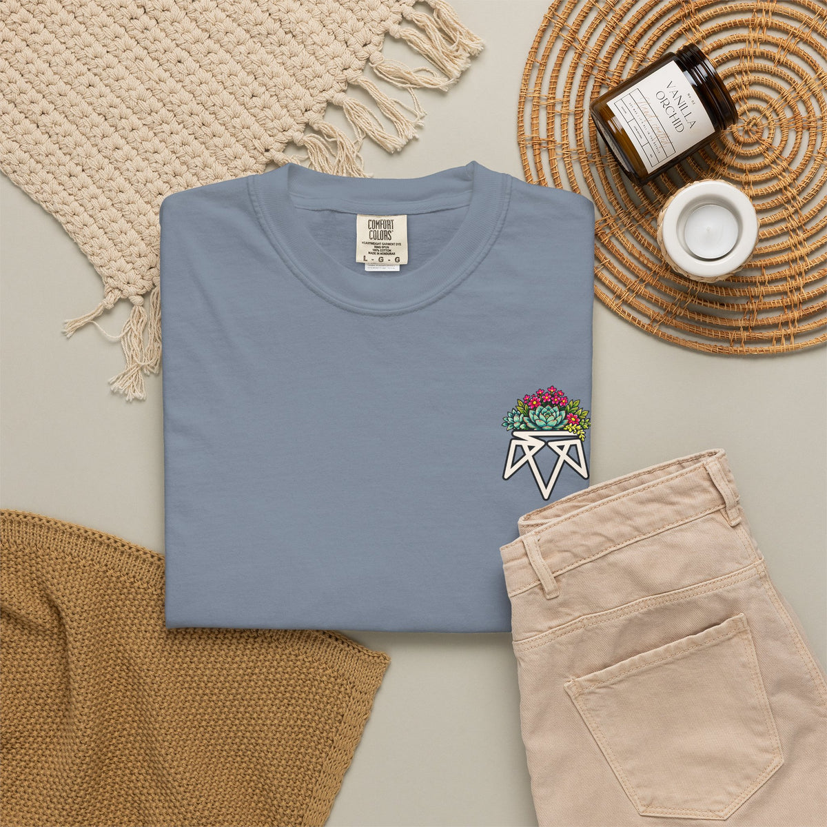 Planted in God's Word T-Shirt — Floral Planter Bible Verse Tee