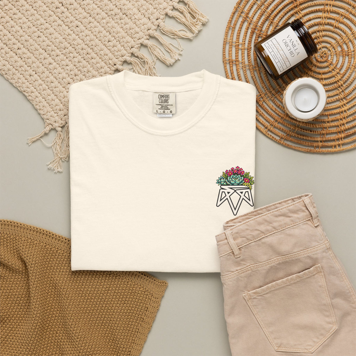 Planted in God's Word T-Shirt — Floral Planter Bible Verse Tee