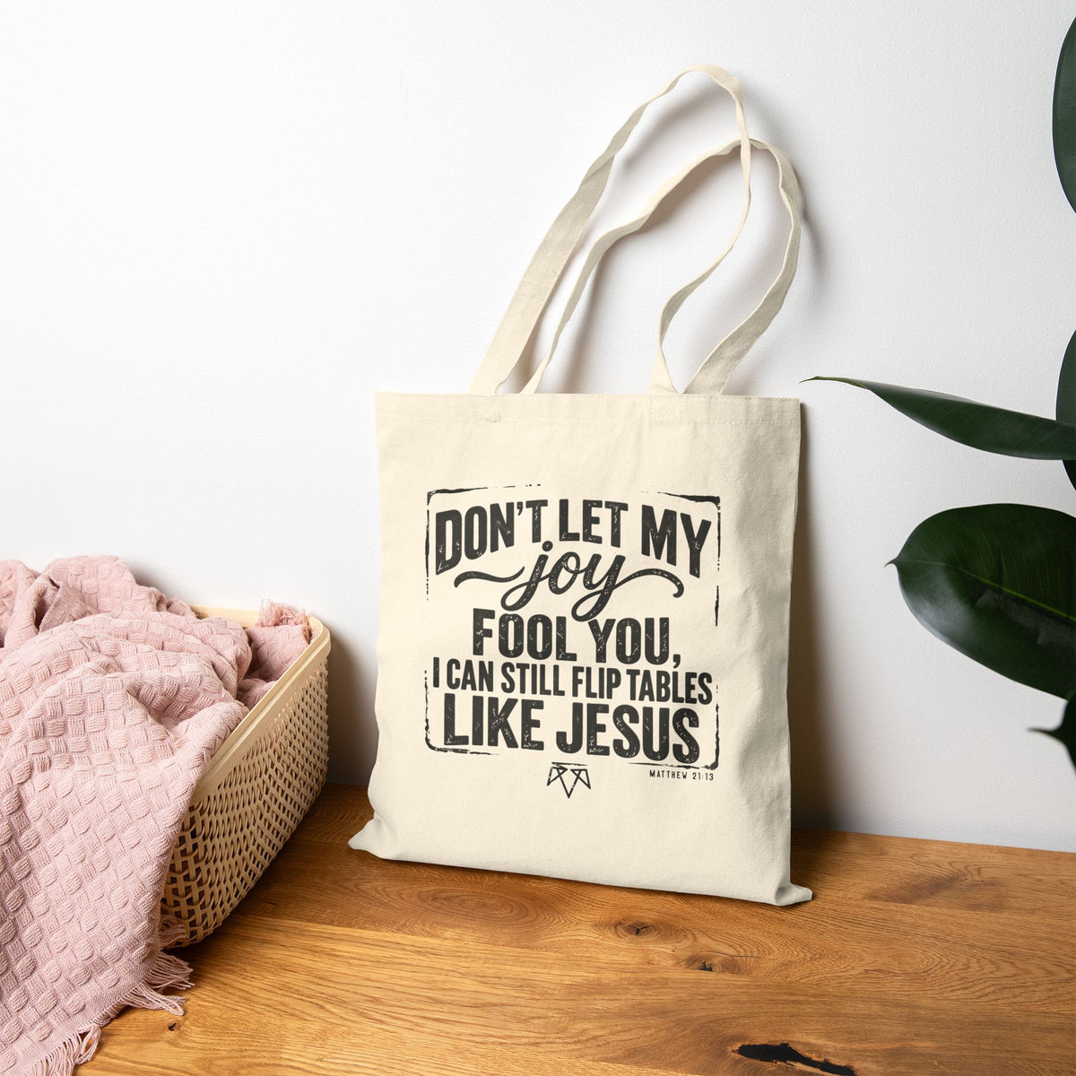 House Of Prayer - Cotton Canvas Tote Bag