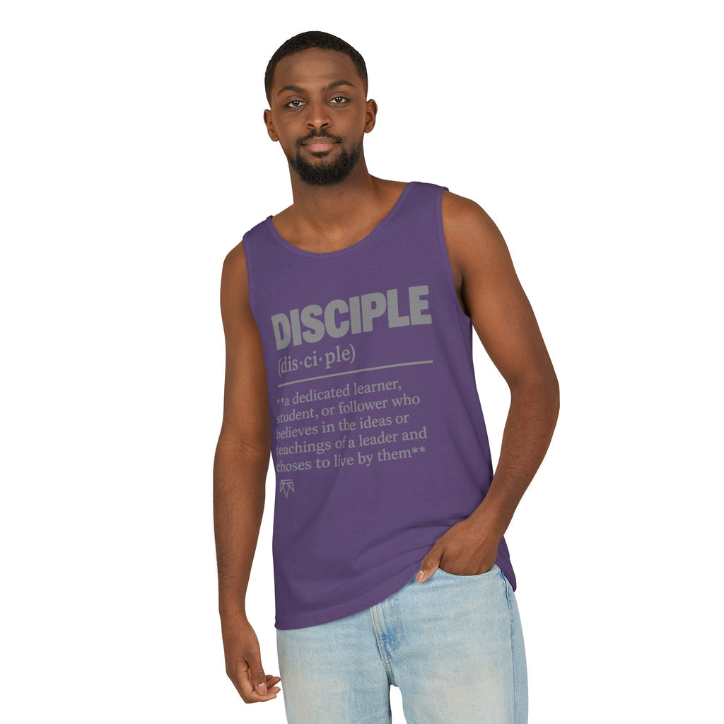 DISCIPLE — Garment-dyed Tank Top
