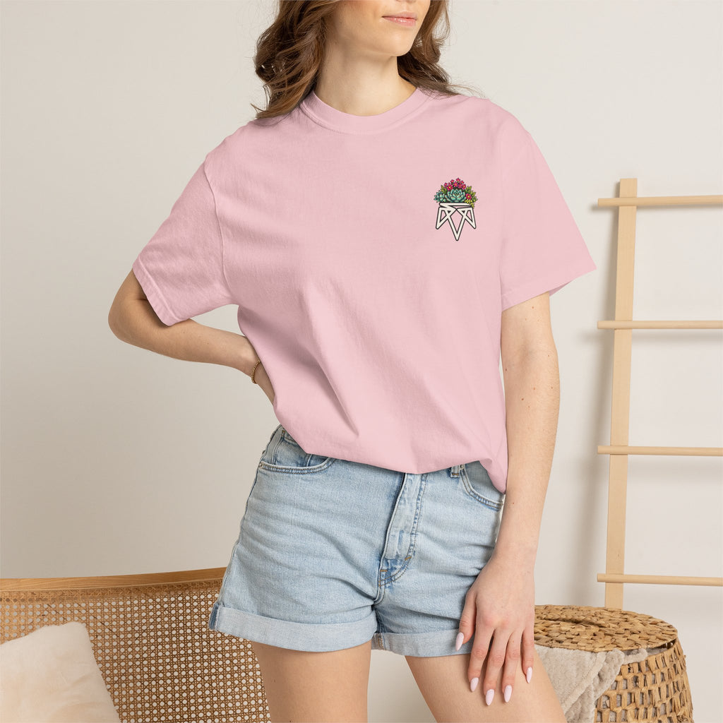 Planted in God's Word T-Shirt — Floral Planter Bible Verse Tee