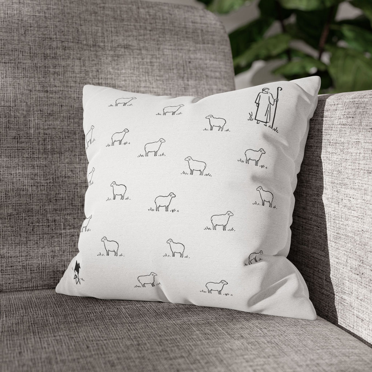 The Shepherd — Throw Pillow