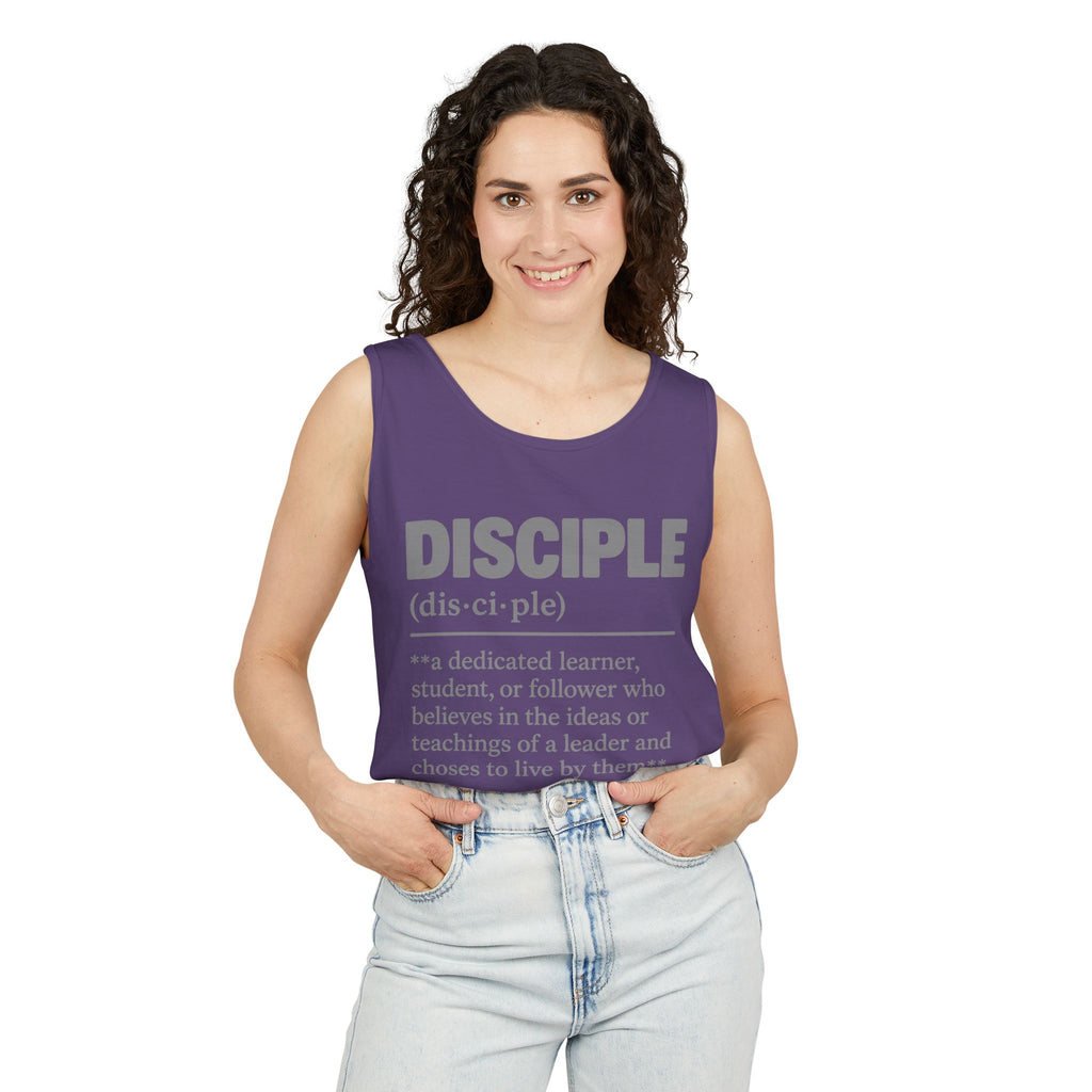 DISCIPLE — Garment-dyed Tank Top
