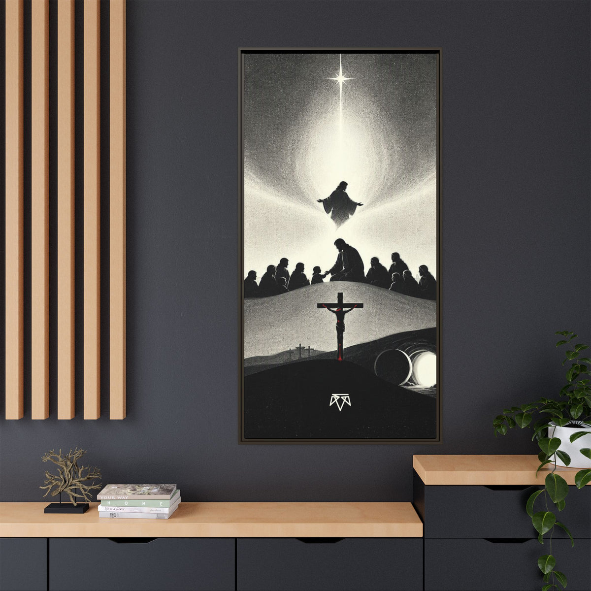 The Journey of Love - Framed Matte Canvas