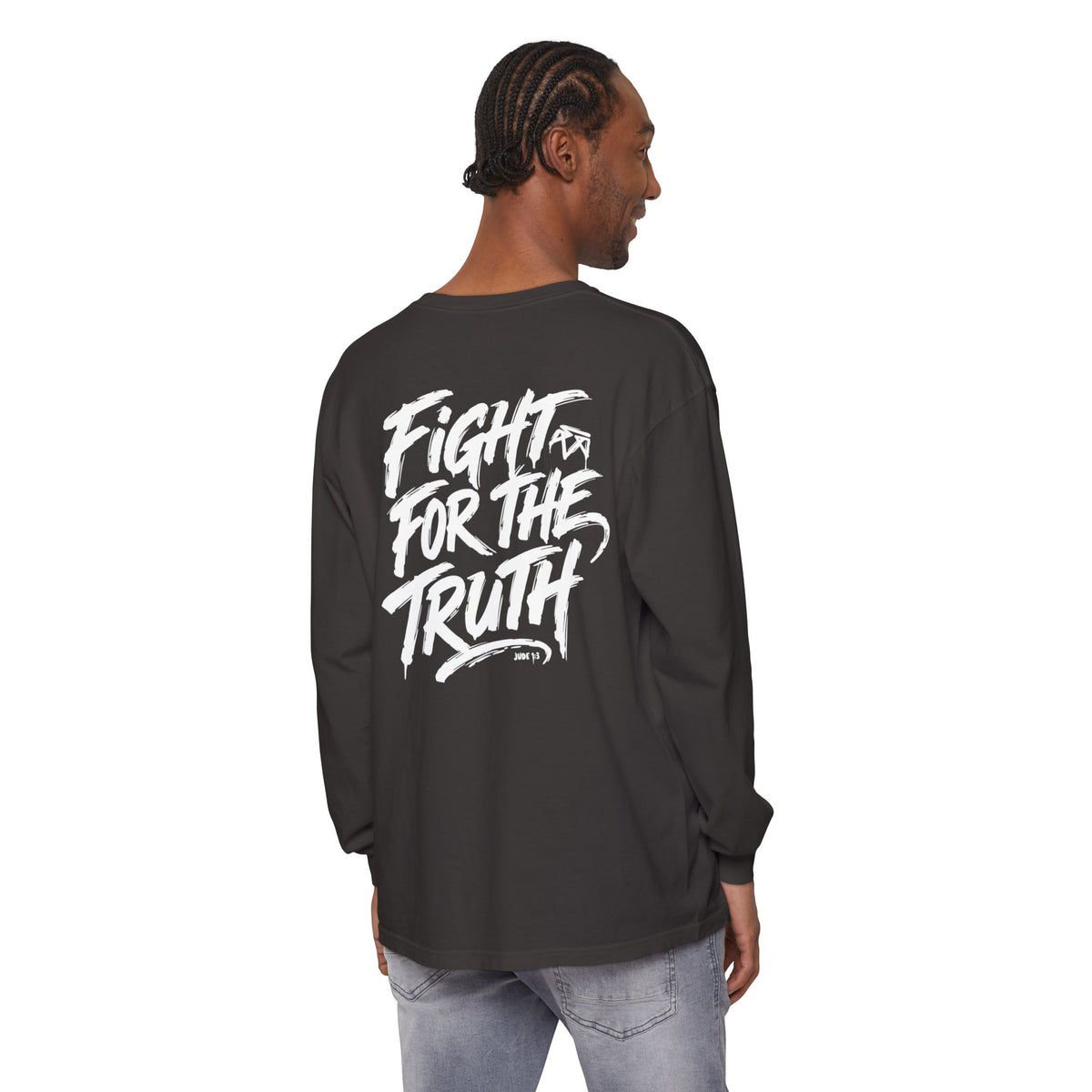 Fight for the Truth — Comfort Colors Long Sleeve T‑Shirt