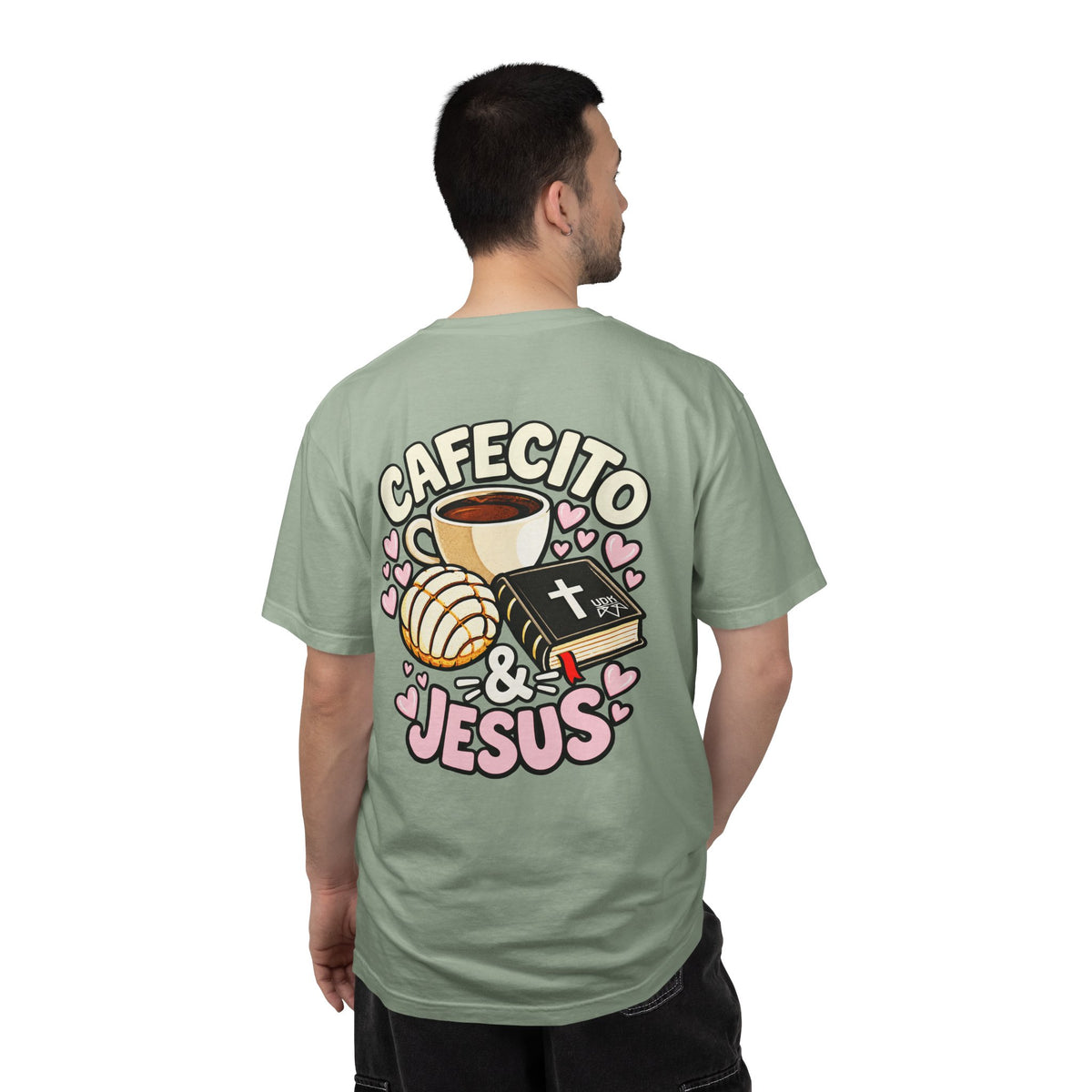 Cafecito & Jesus  — Comfort Colors T Shirt