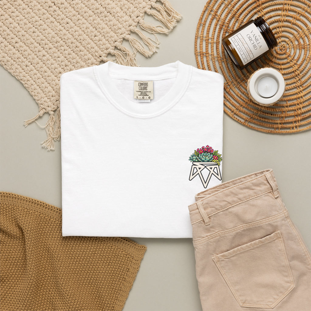 Planted in God's Word T-Shirt — Floral Planter Bible Verse Tee