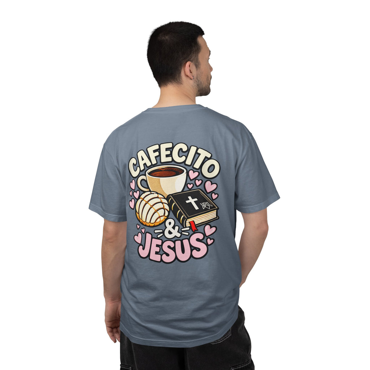 Cafecito & Jesus  — Comfort Colors T Shirt