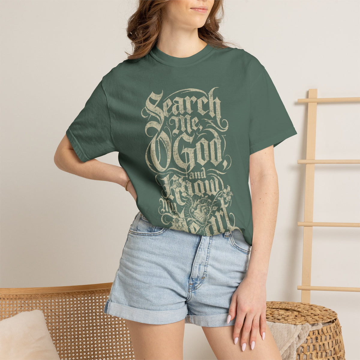 Search My Heart (Psalm 139) - Comfort Colors T Shirt