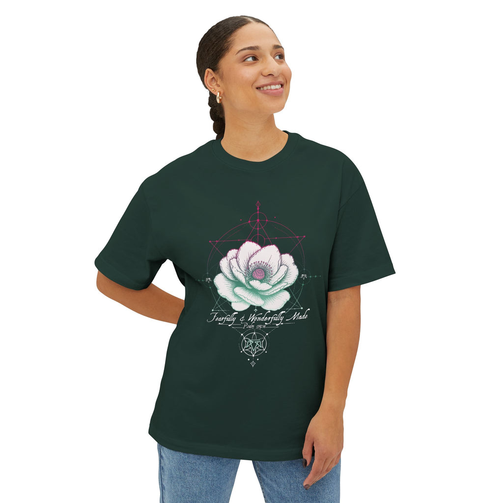Wonderfully made (Psalm 139:14) - Boxy Tee