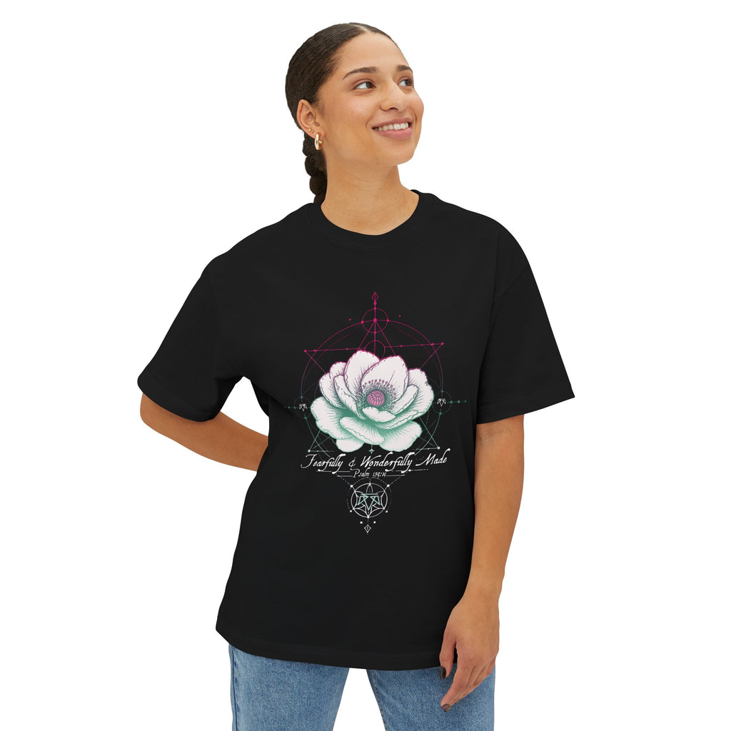 Wonderfully made (Psalm 139:14) - Boxy Tee