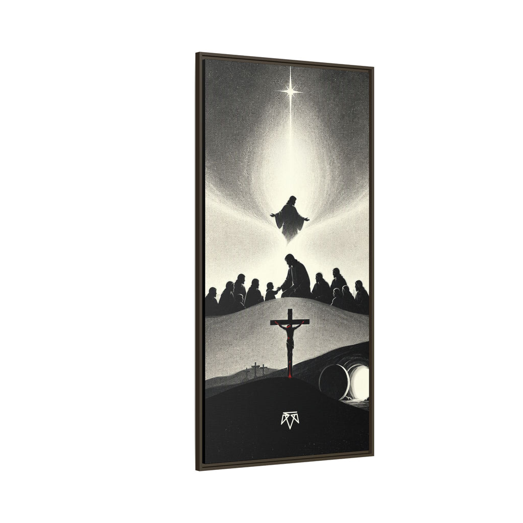 The Journey of Love - Framed Matte Canvas