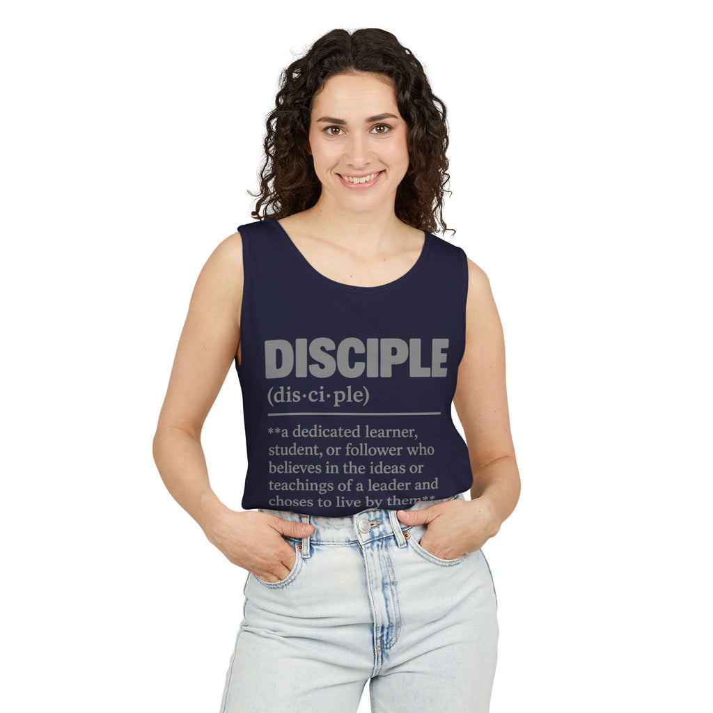 DISCIPLE — Garment-dyed Tank Top