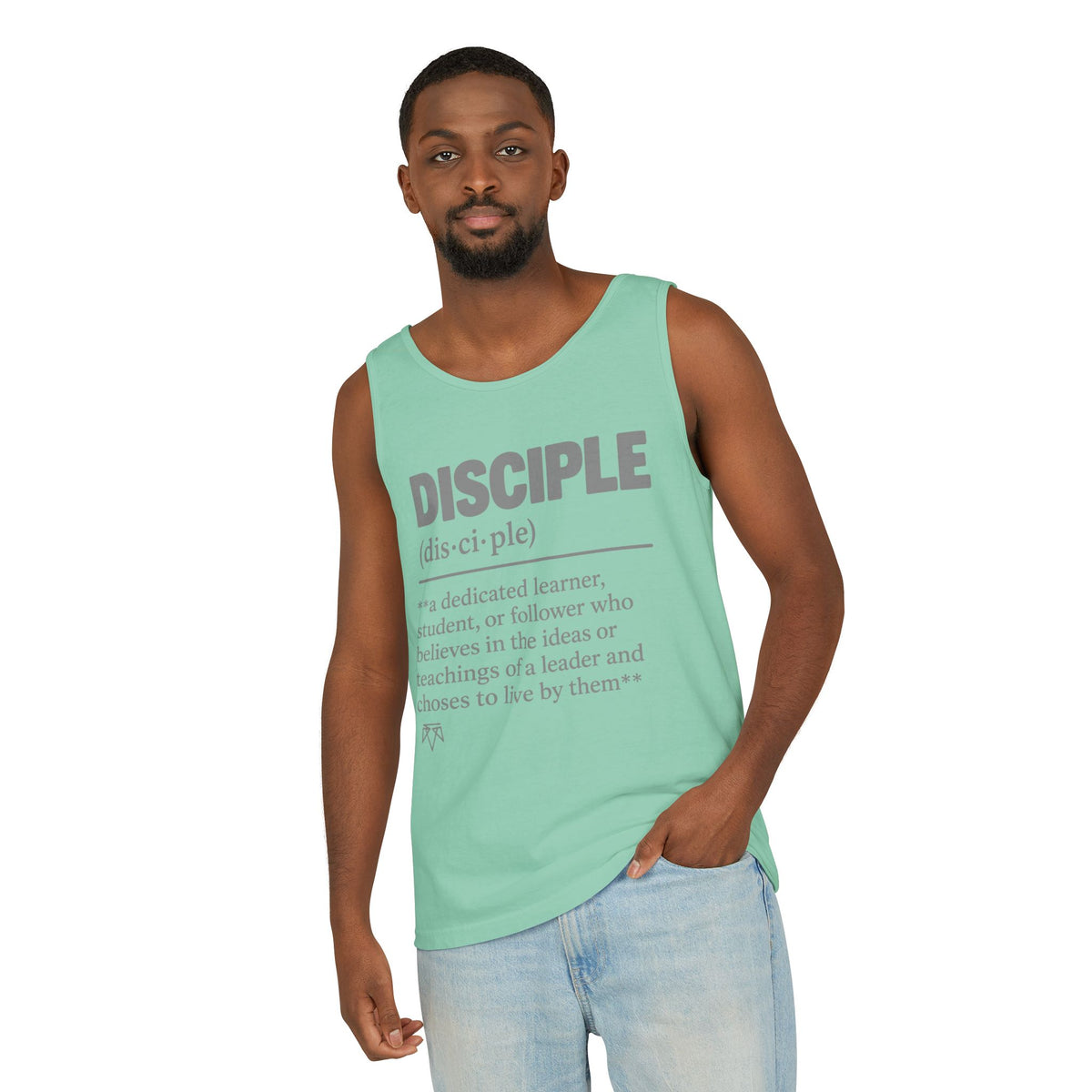 DISCIPLE — Garment-dyed Tank Top