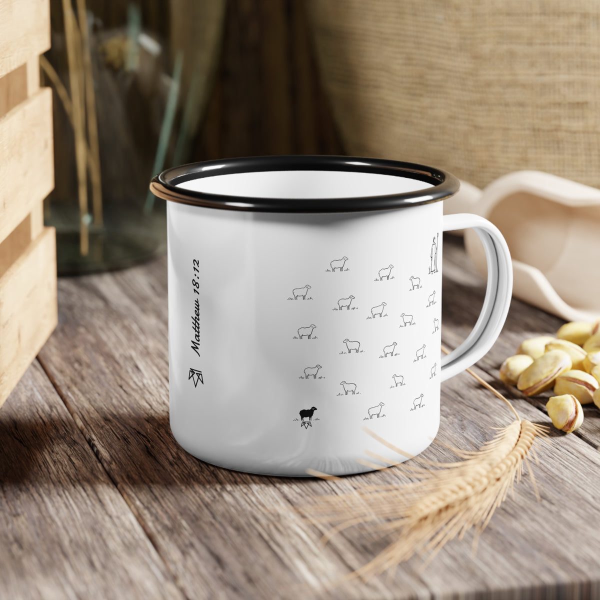 The Shepherd — Enamel Camp Mug