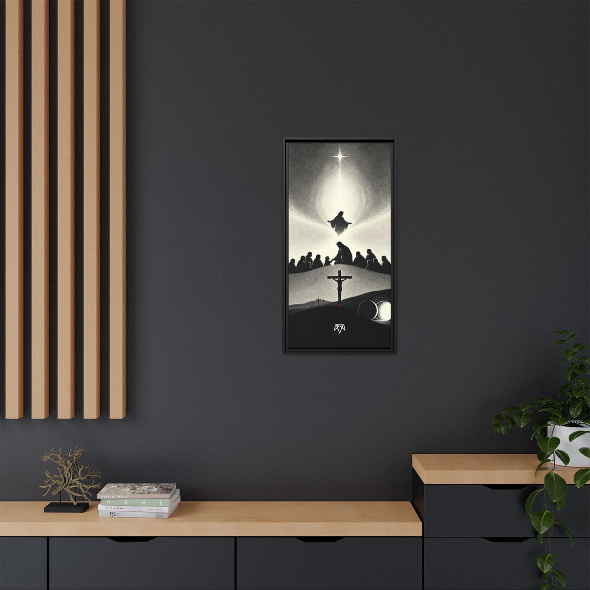 The Journey of Love - Framed Matte Canvas