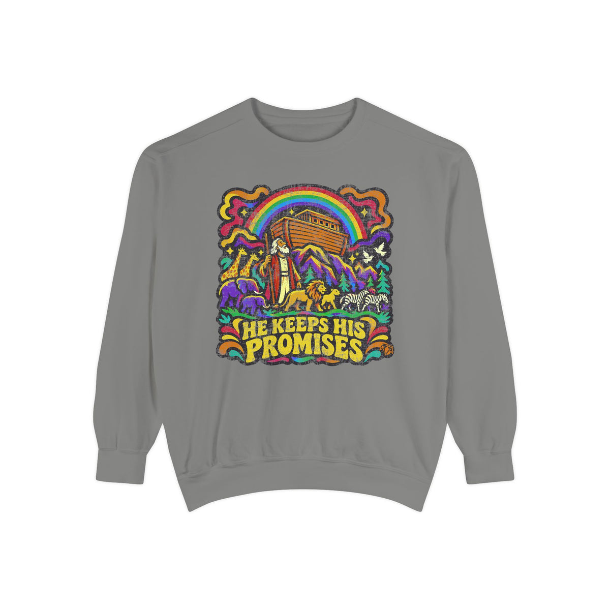 He Keeps His Promises - Comfort Colors Sweatshirt