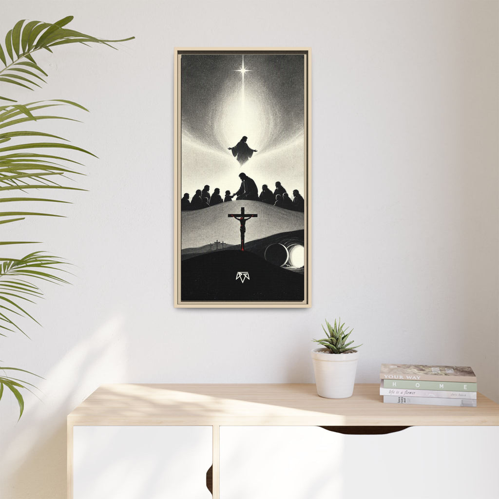 The Journey of Love - Framed Matte Canvas
