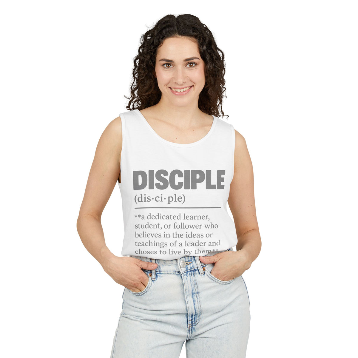 DISCIPLE — Garment-dyed Tank Top