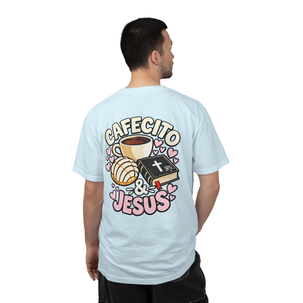 Cafecito & Jesus  — Comfort Colors T Shirt
