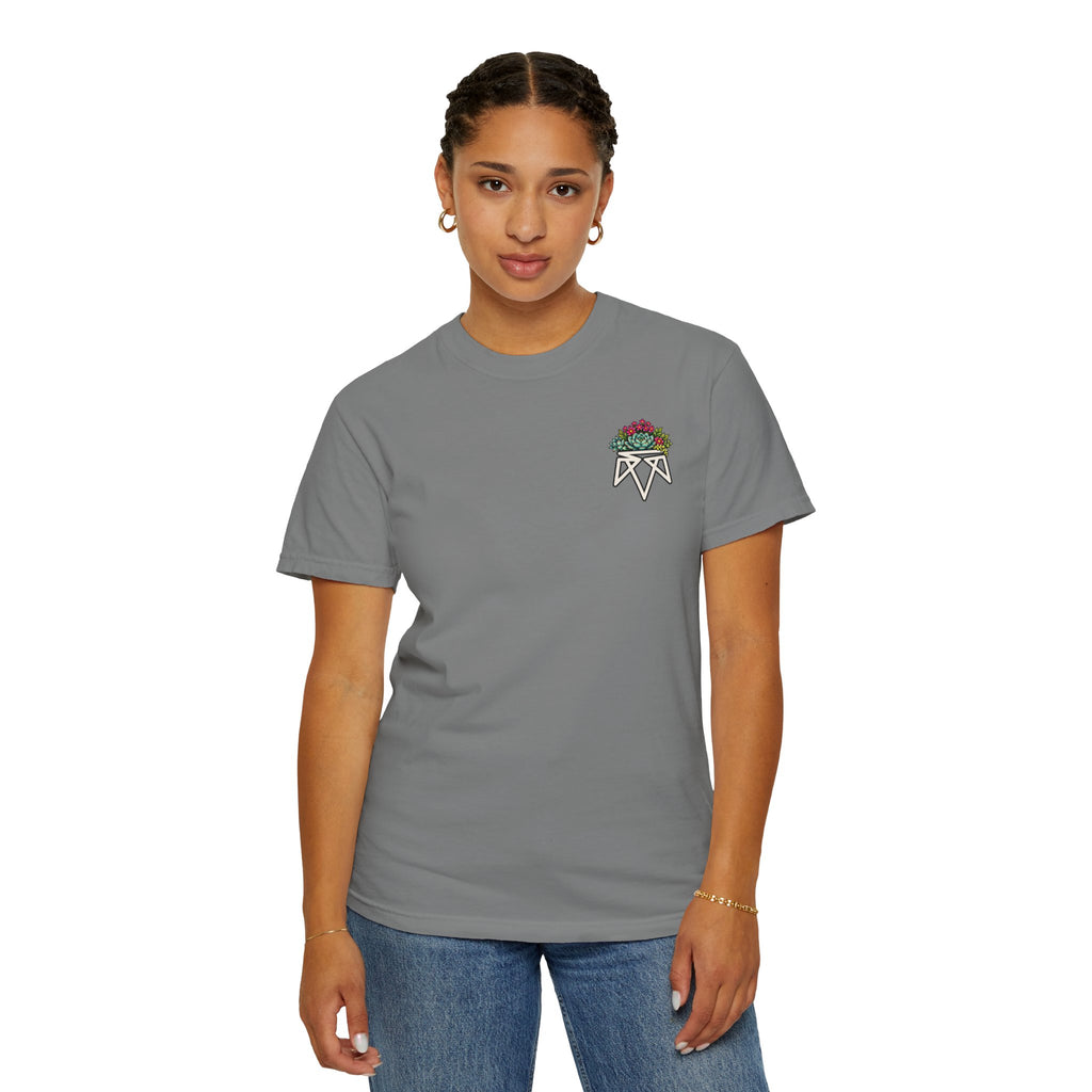 Planted in God's Word T-Shirt — Floral Planter Bible Verse Tee