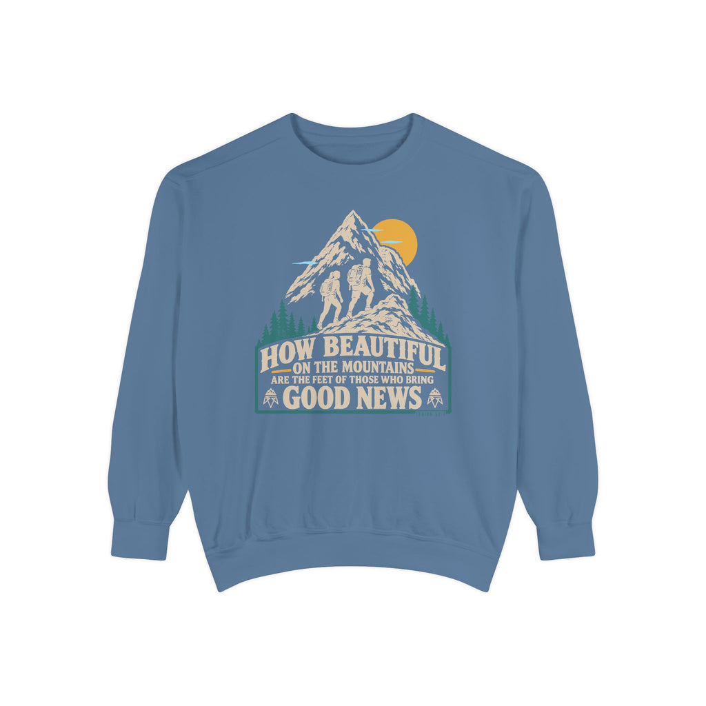 Beautiful Good News - Comfort Colors Sweatshirt