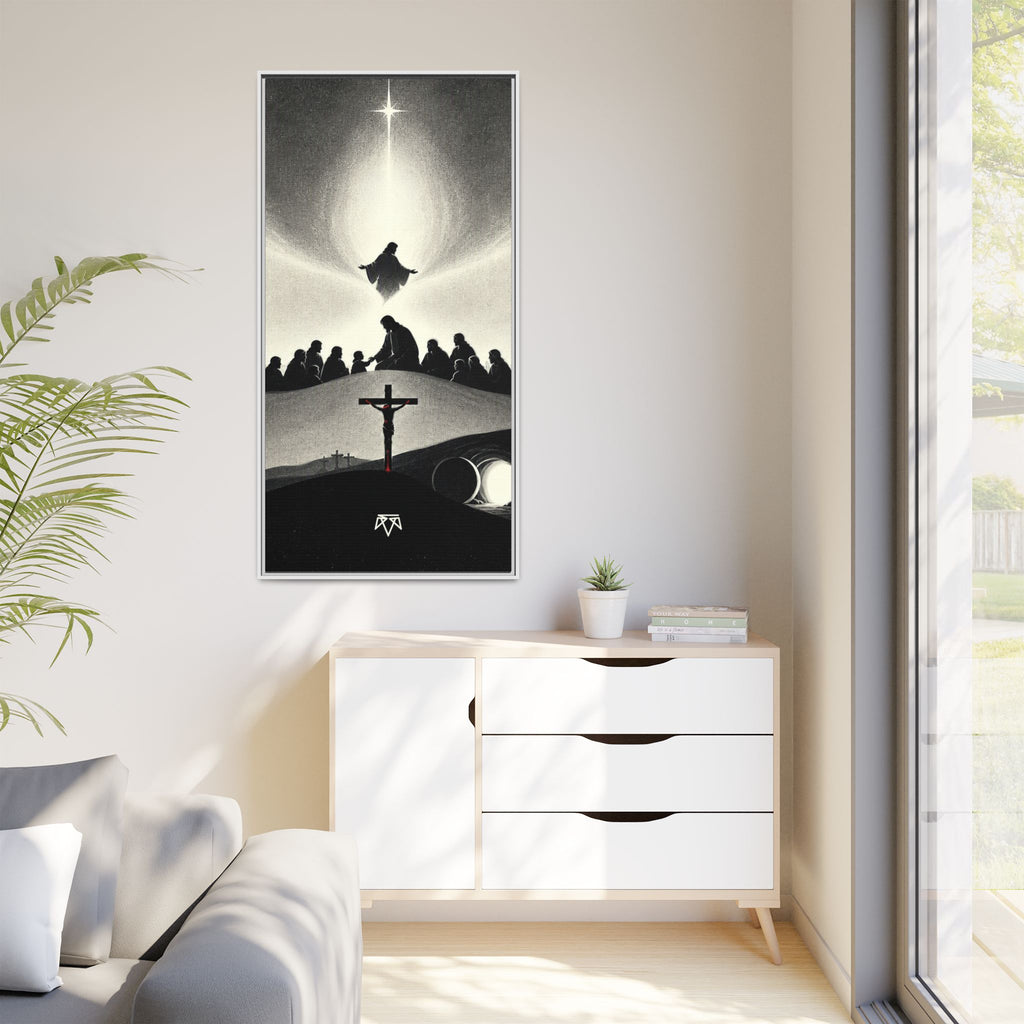 The Journey of Love - Framed Matte Canvas