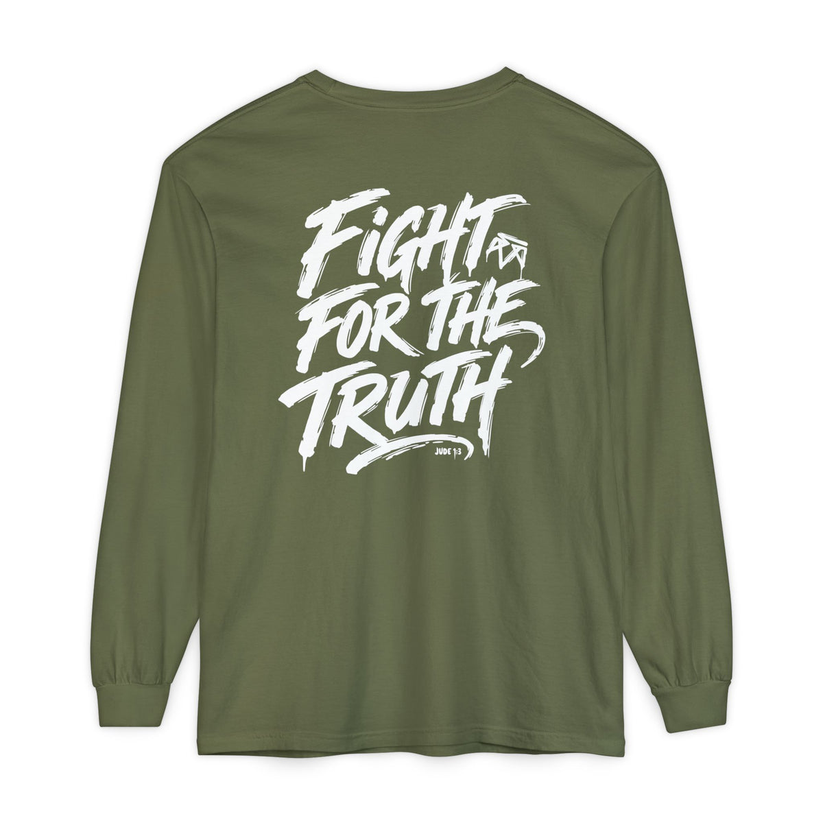 Fight for the Truth — Comfort Colors Long Sleeve T‑Shirt