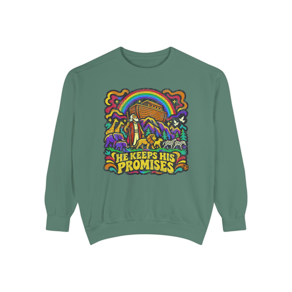 He Keeps His Promises - Comfort Colors Sweatshirt