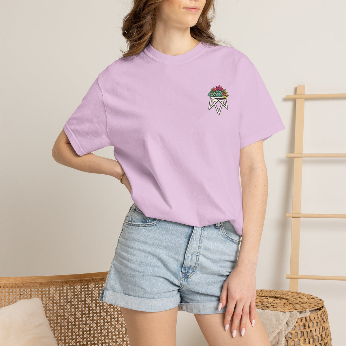 Planted in God's Word T-Shirt — Floral Planter Bible Verse Tee