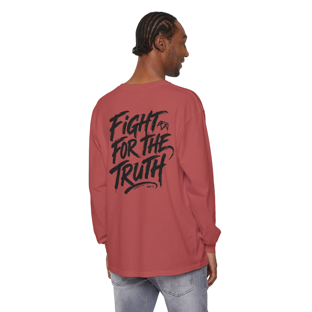 Fight for the Truth — Comfort Colors Long Sleeve T‑Shirt