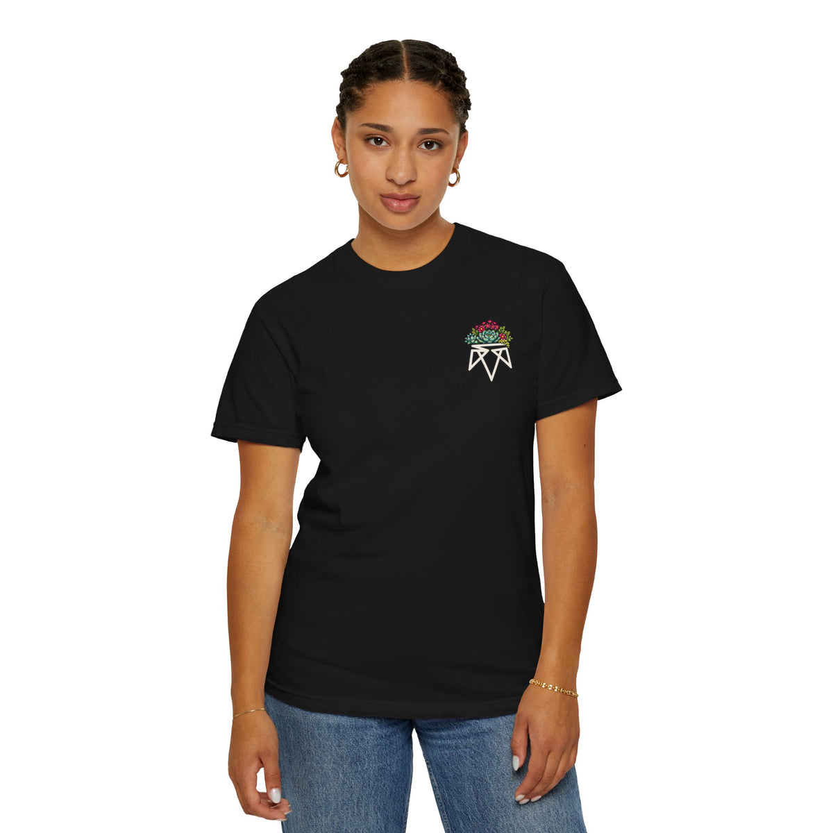 Planted in God's Word T-Shirt — Floral Planter Bible Verse Tee
