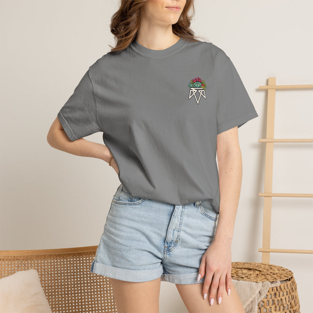 Planted in God's Word T-Shirt — Floral Planter Bible Verse Tee