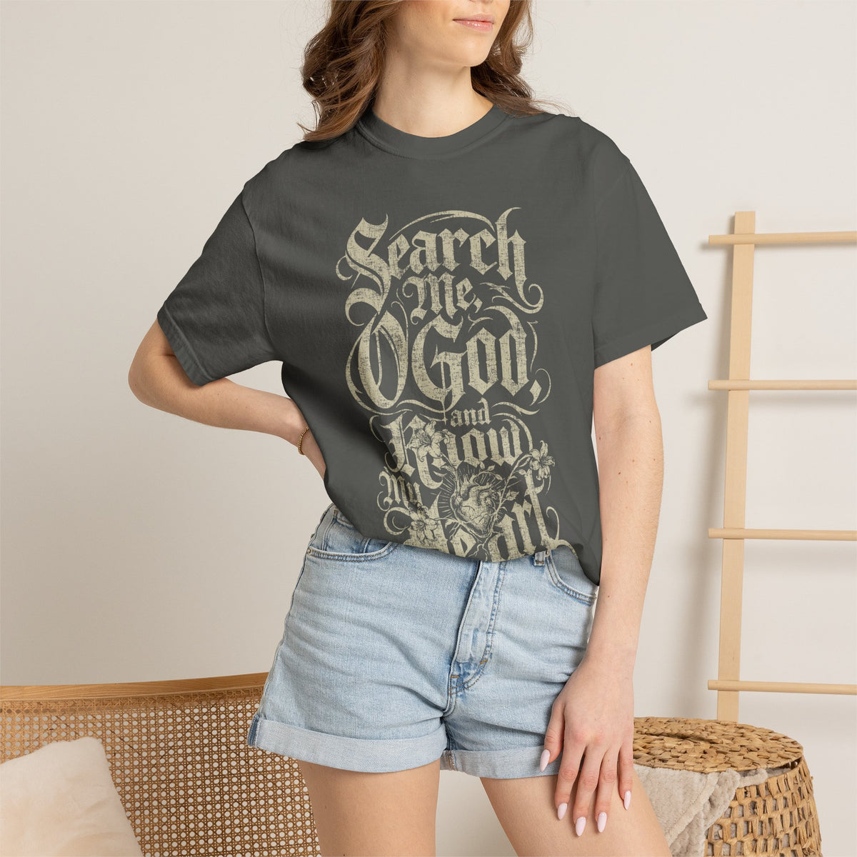 Search My Heart (Psalm 139) - Comfort Colors T Shirt